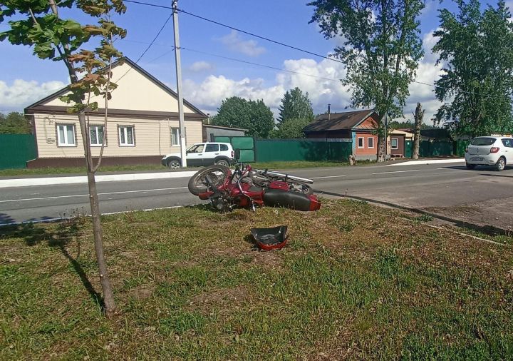 Мотоциклист в нетрезвом состоянии спровоцировал ДТП в Болгаре