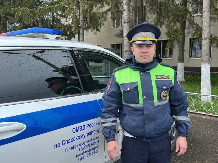 ИО главного госавтоинспектора Спасского района обратился к жителям