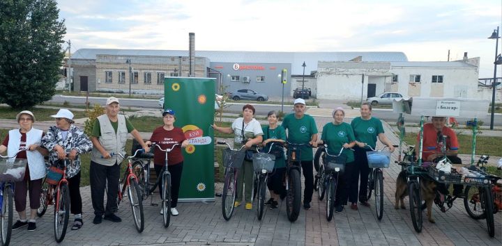 В Болгаре прошел велопробег ко Дню физкультурника
