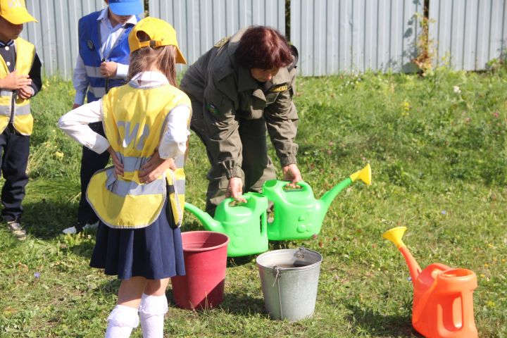 В первой школе Болгара провели природоохранную акцию «Посади дерево!»