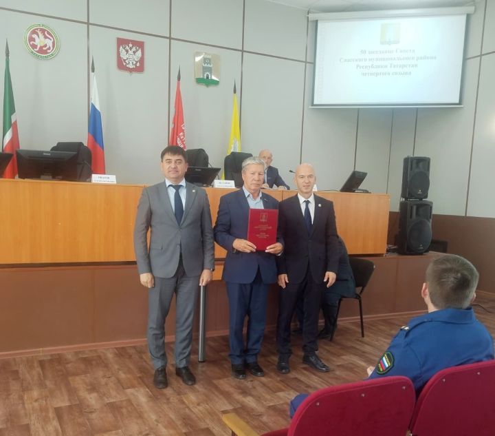 В Спасском районе состоялось заседание Совета с вручением наград