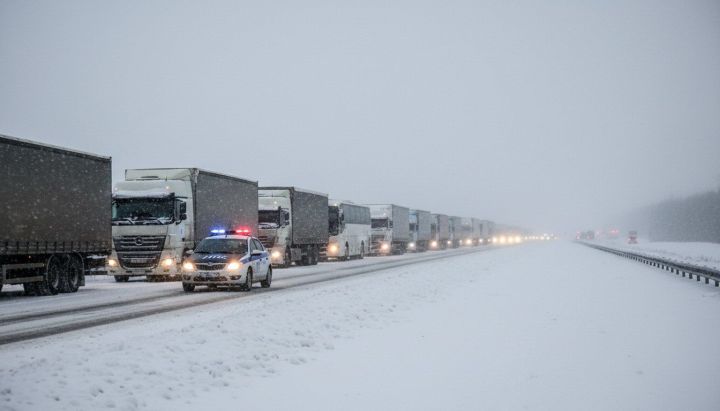 На трёх трассах Татарстана запретили движение для автобусов и фур