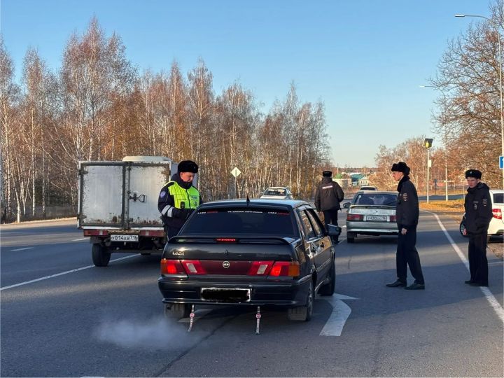 На выезде из Болгара прошёл рейд «Нетрезвый водитель»