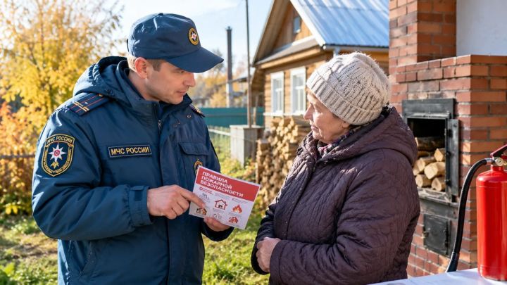 Осень без пожаров: жителям Спасского района напомнили о правилах безопасности