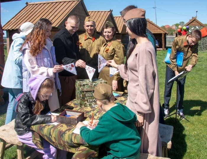 В Болгарском музее-заповеднике отметили День Победы акцией «Полевая почта»