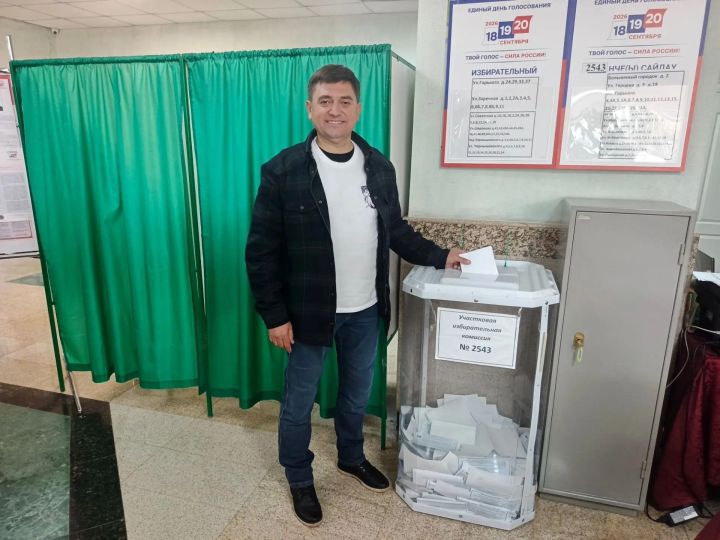 Глава Спасского района проголосовал на выборах